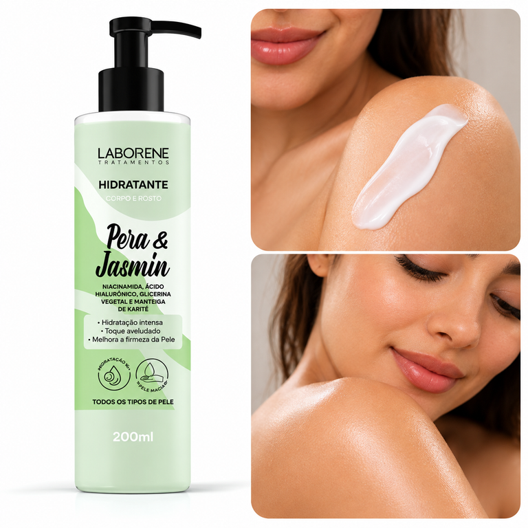 Hidratante Pera & Jasmim 200 ml Laborene