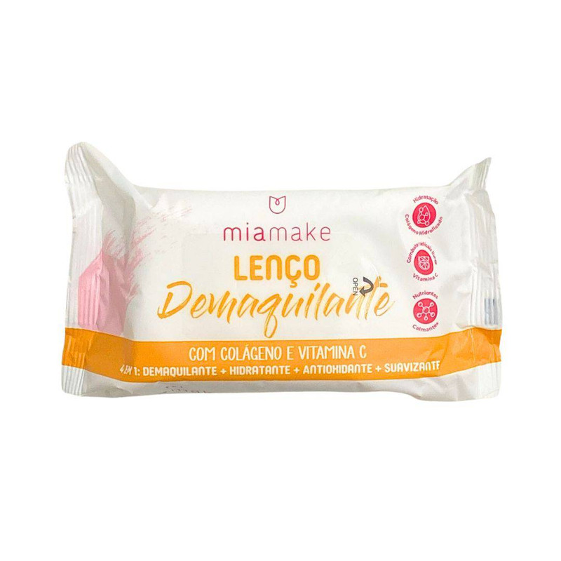 LENCO DEMAQUILANTE COLAGENO + VITAMINA C 4 EM 1