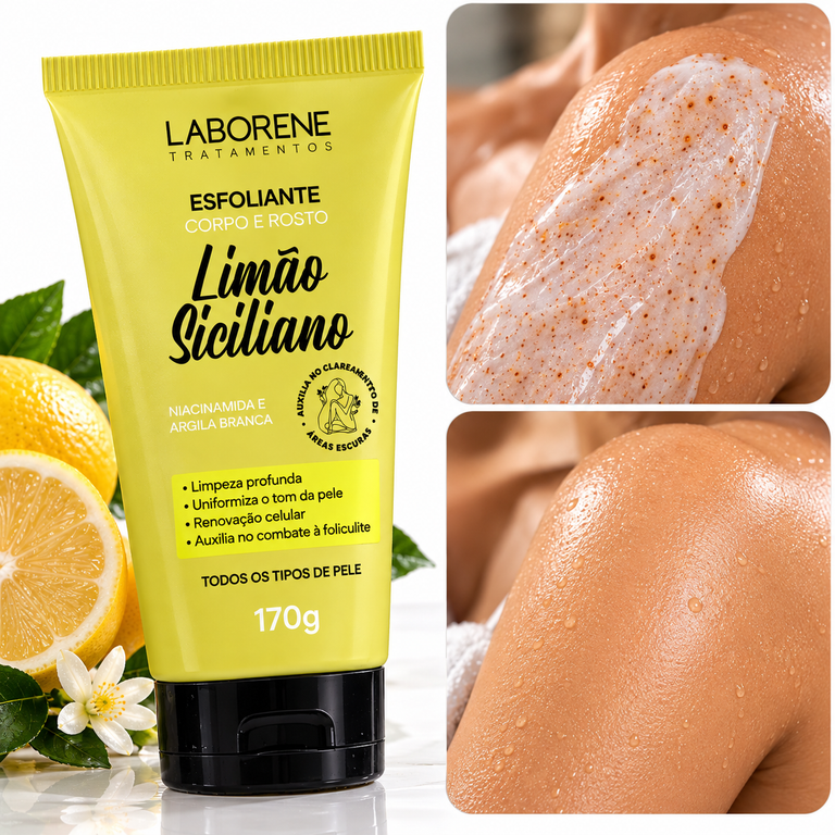 Esfoliante Limão Siciliano 170 g Laborene