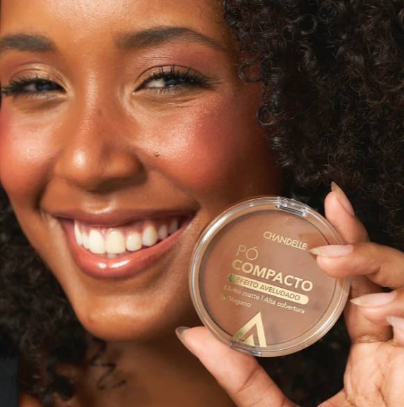 PO COMPACTO EFEITO AVELUADADO - CHANDELLE
