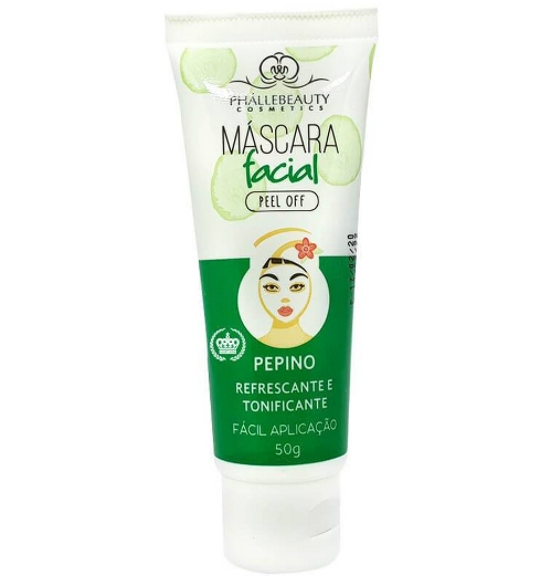 Máscara Facial Peel Off Pepino Bisnaga PhálleBeauty PH050