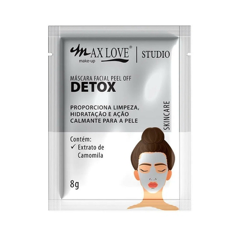 Máscara Facial Peel Off Hidratante Noite Sachê Max Love