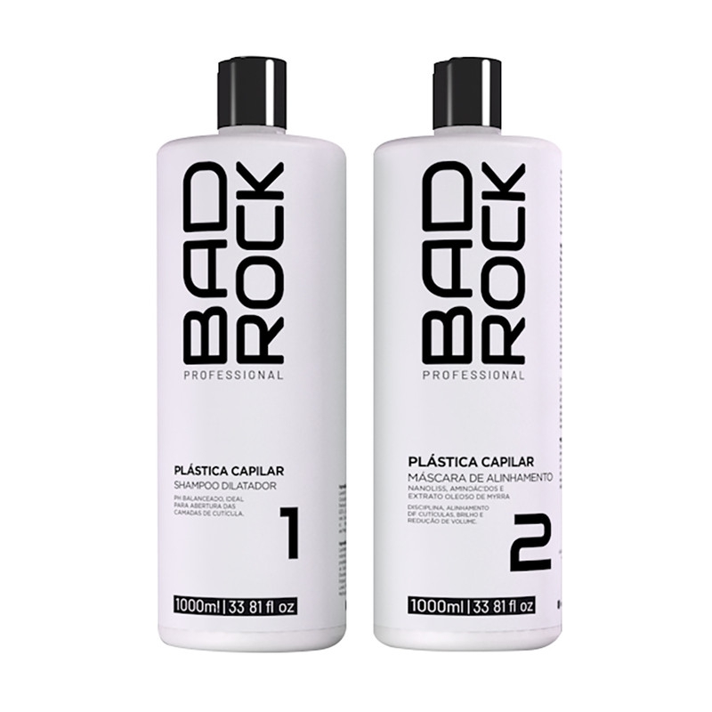 KIT PLASTICA CAPILAR BAD ROCK 1000ML