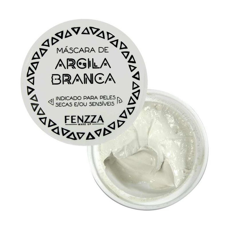 Máscara Facial Argila Branca Fenzza 30g