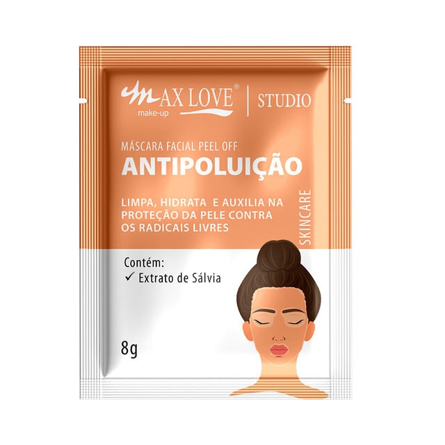 Máscara Facial Peel Off Antipoluição - Max Love
