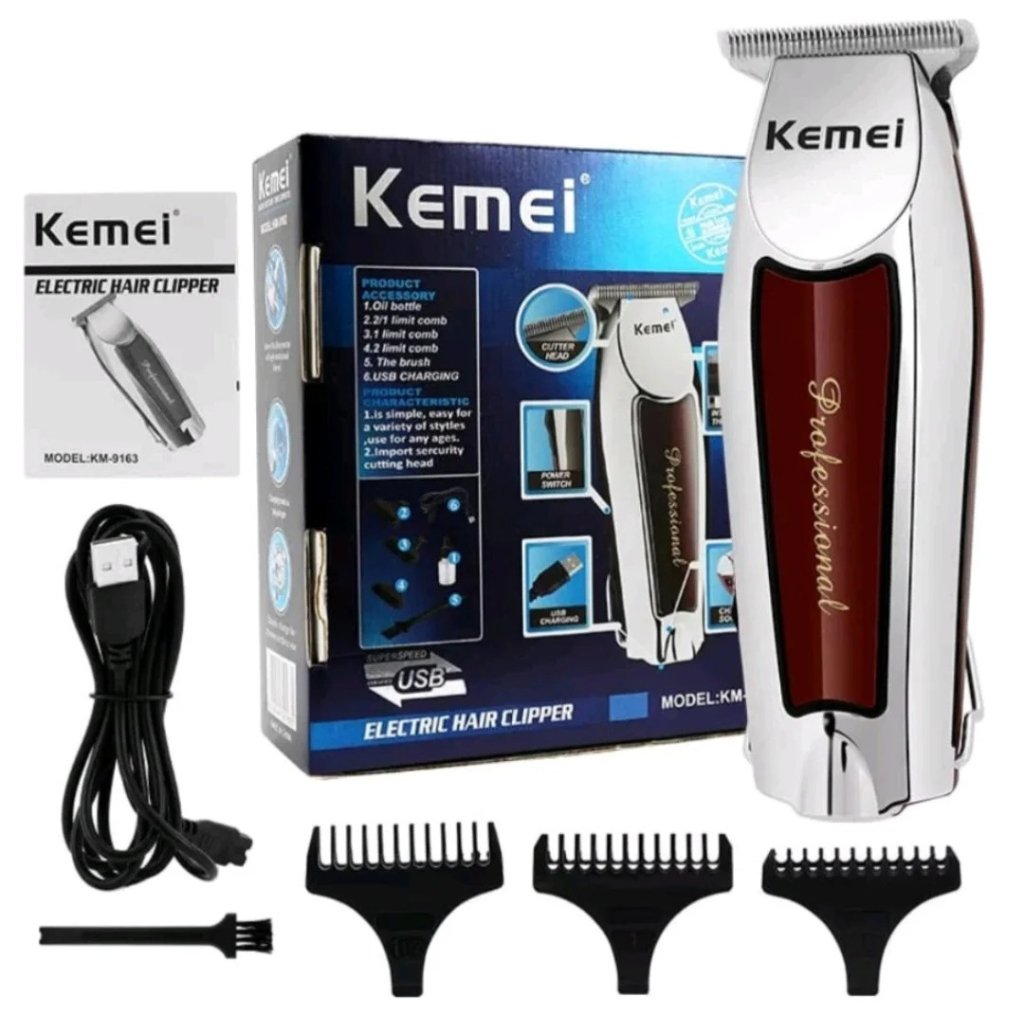 Máquina Aparadora/Detalhes Kemei KM-9163 - A detailer da Kemei