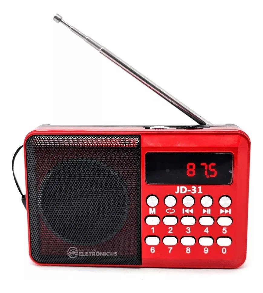 Mini Caixinha De Som Rádio de mão Altomex JD-31