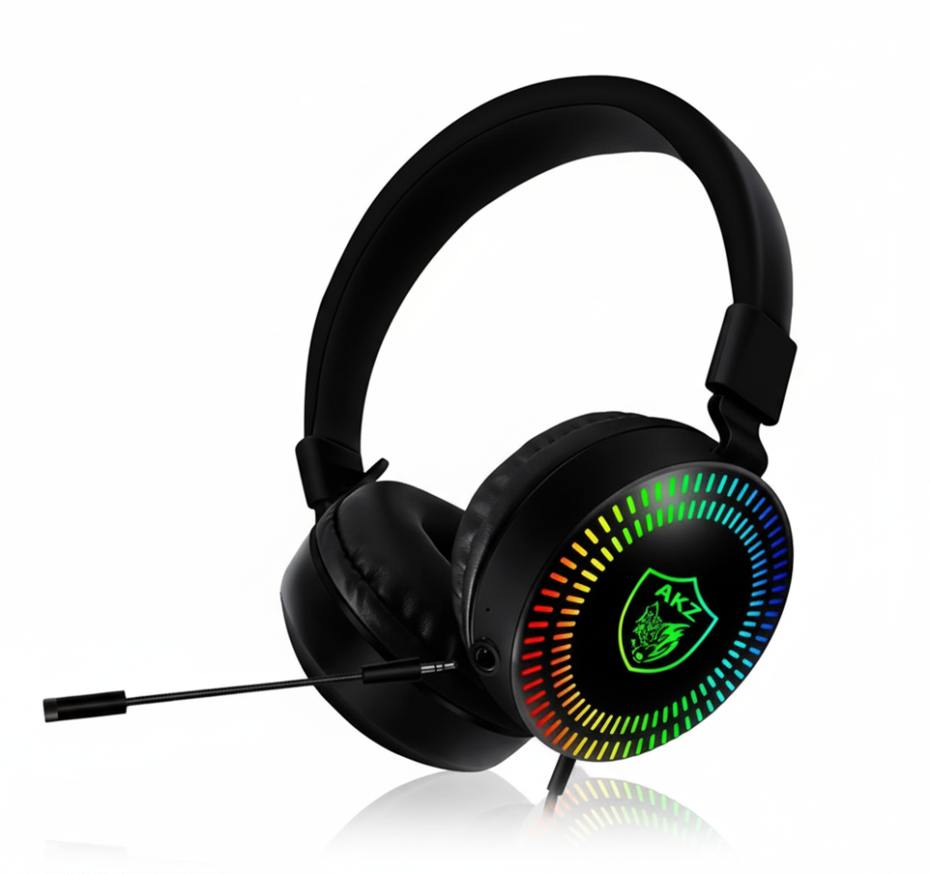 Headset Gamer AKZ - Compatível com PC e Consoles com entrada P3