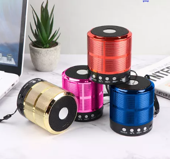 Mini caixa de som WS-887 Multi Conexão com Bluetooth