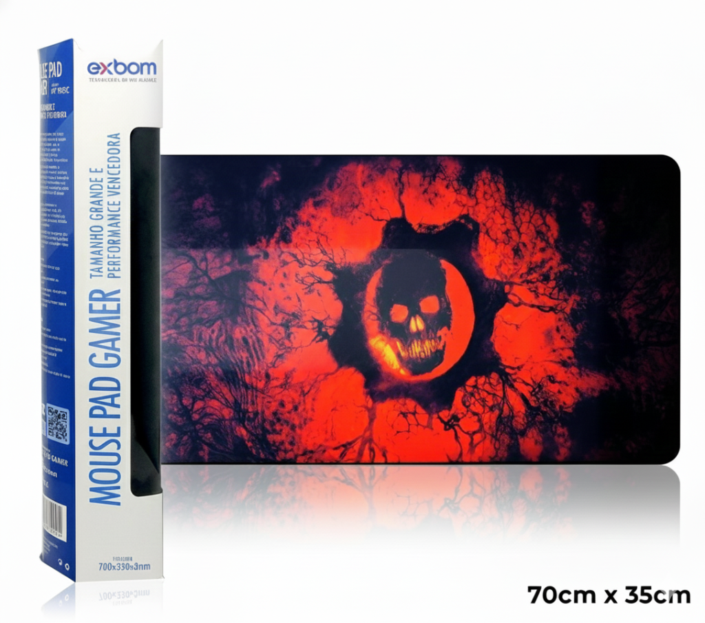 Mousepad Grande Gamer 70cm X 35cm Exbom