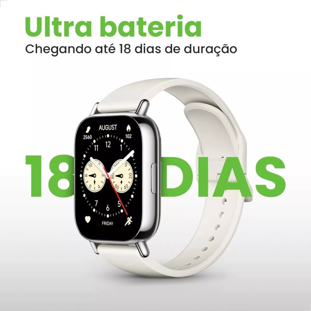Smartwatch Xiaomi 100% ORIGINAL Watch 5 Lite - Tela Amoled, GPS, Proteção 5ATM e Bateria de até 18 dias