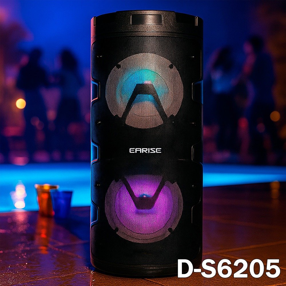 Caixa de Som Earise D-S6205 - Uma caixa grande, completa e imponente com um valor super especial!