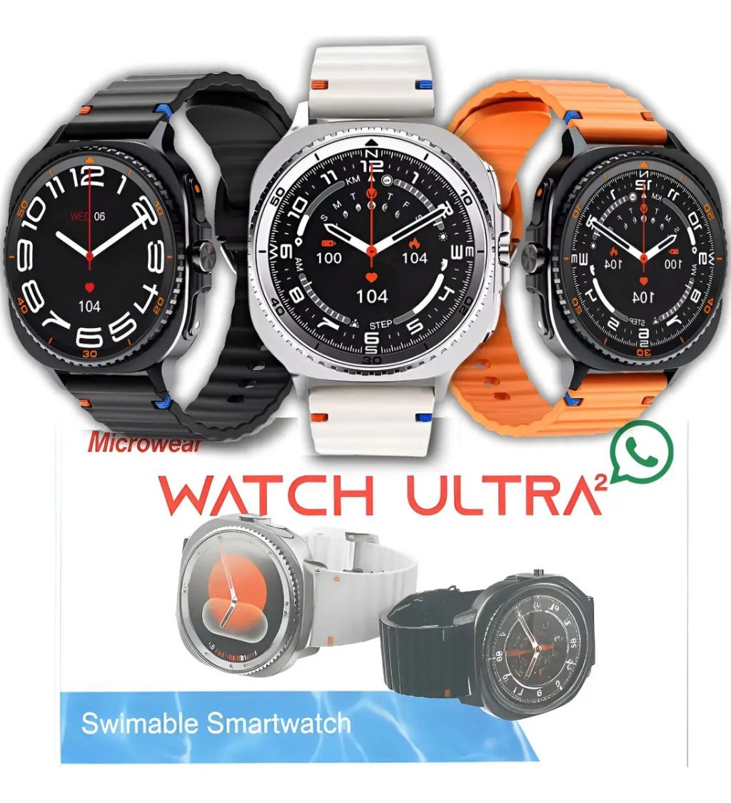 Smartwatch Microwear MA33 46mm Amoled - IP68 - Series 11 2026 - Responde Whatsapp!