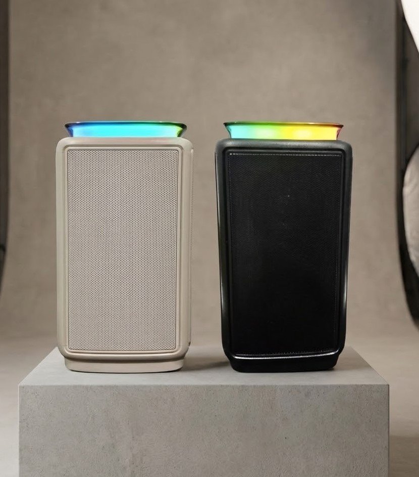 Caixa de som 360° RGB Altomex AL-8191