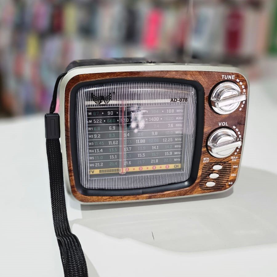 Caixinha de Som Mini TV Retrô AD-078