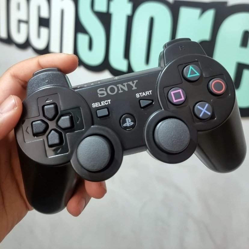 Controle PlayStation 3 com Logo Sony Sem Fio