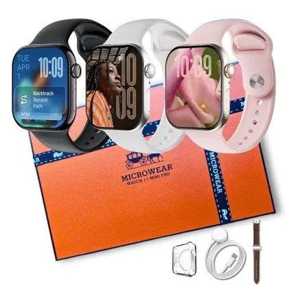 Smartwatch Microwear Watch W11 Pro Mini 42mm Amoled + Brindes - IP68 - Series 11 2026 - Responde Whatsapp!