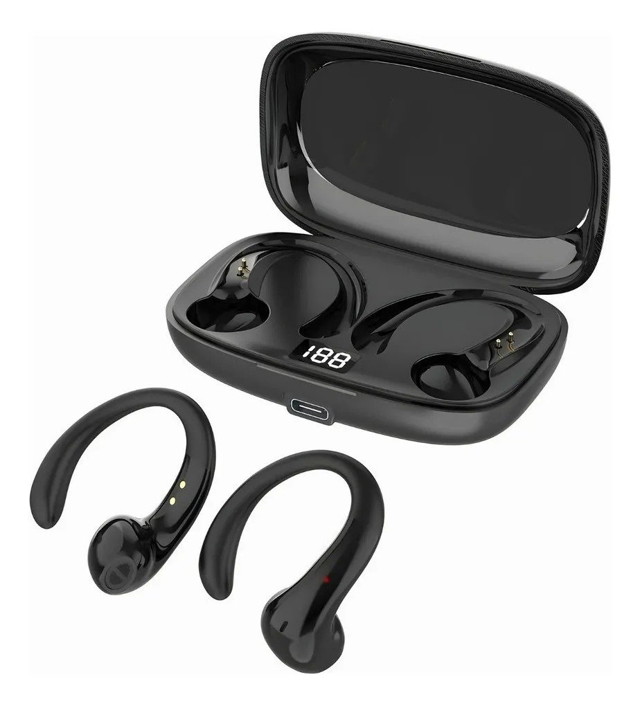 Fone de Ouvido Bluetooth ANJ.GG OWS-15 | Auricular com Suporte de Orelhas para maior fixação!