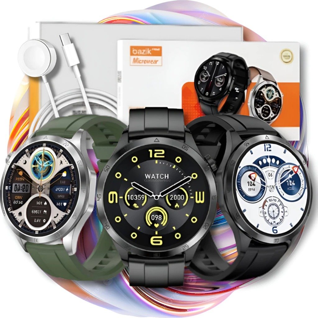 Smartwatch Microwear GT 4 Max Redondo - SERIE 10