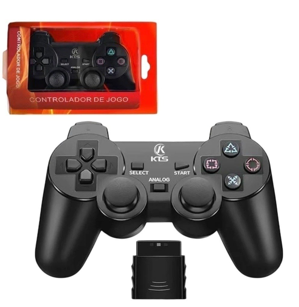 Controle PlayStation 2 sem fio KTS