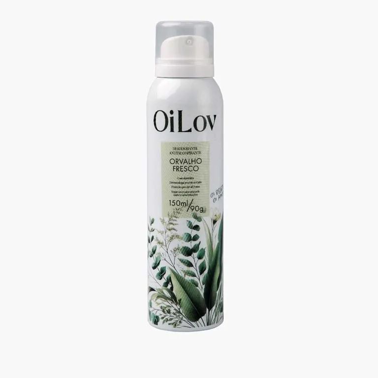 Desodorante Antitranspirante Orvalho Fresco OiLov 150ml,90g