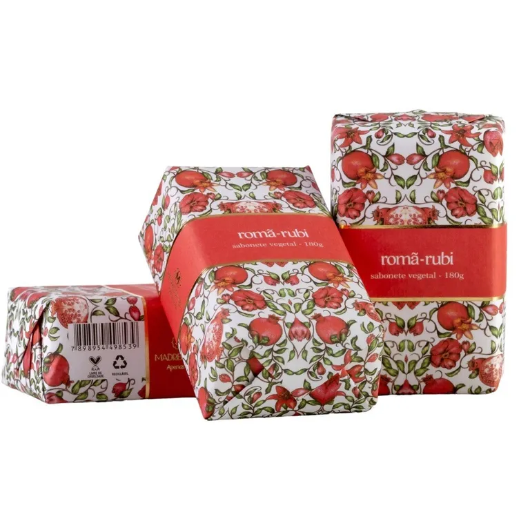 Sabonete vegetal Romã Rubi - 180g