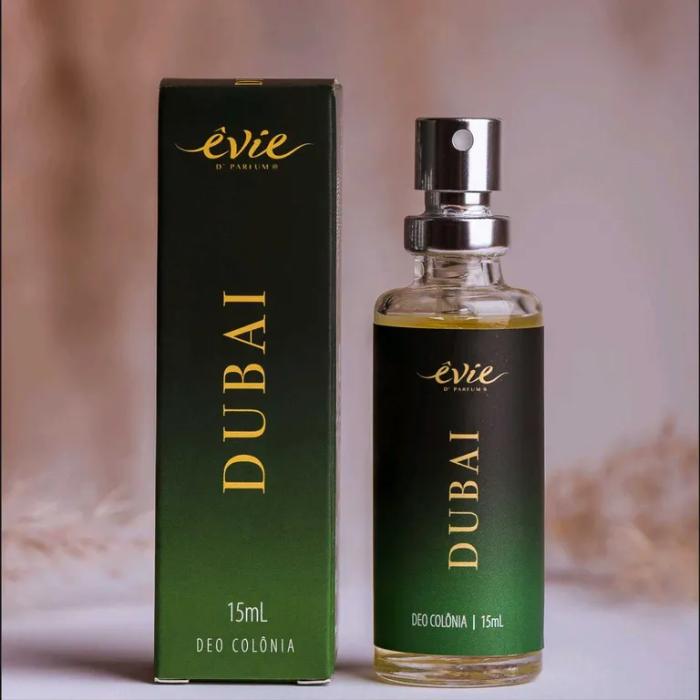 Deo Colônia masculina Dubai 15ml Evie