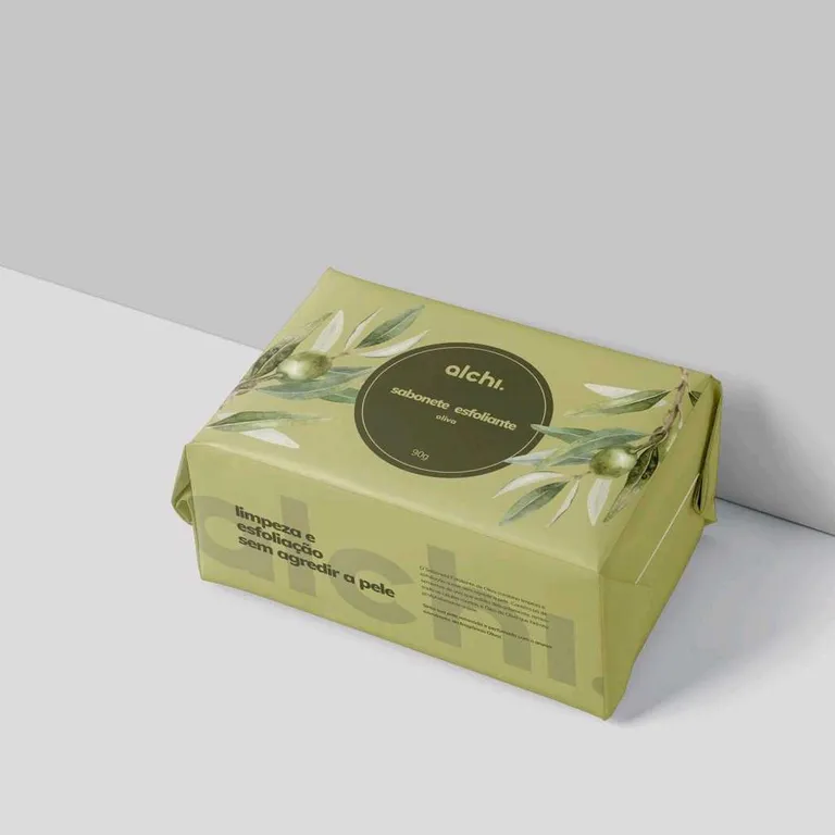 Sabonete em Barra Esfoliante Oliva Alchi 90g