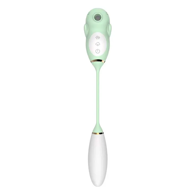 Vibrador Esquilo animado verde claro