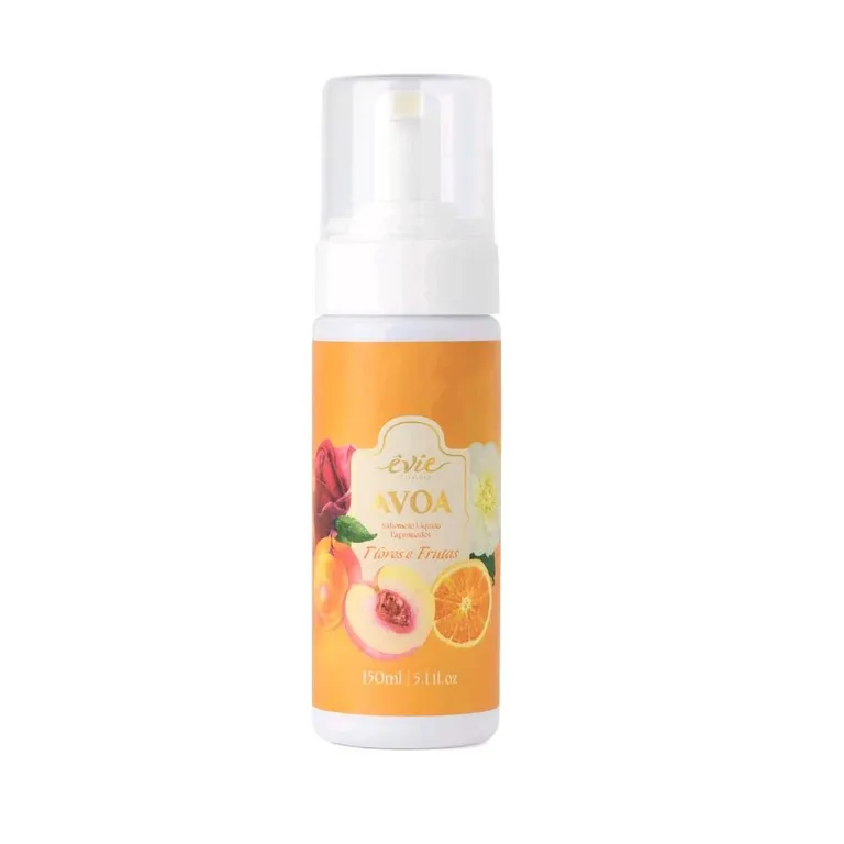 Sabonete Liquido Espumador Flores e Frutas 150ML Evie