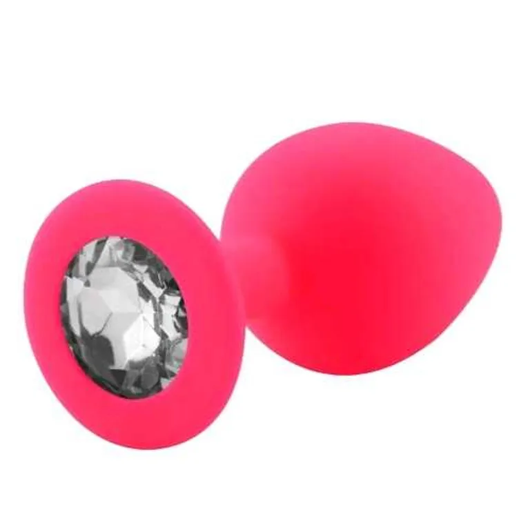 Plug Anal Silicone Redondo - Tamanho P