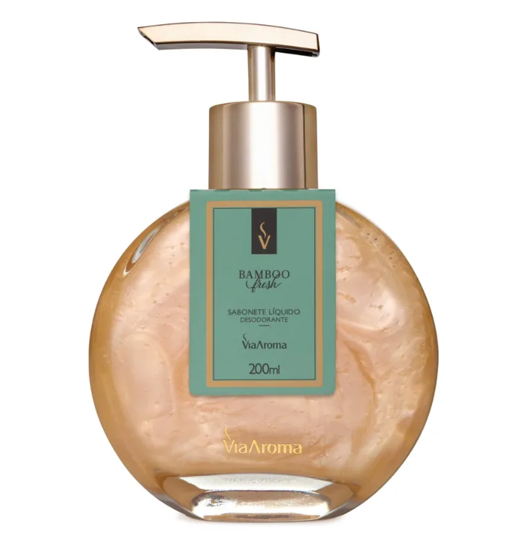Sabonete Líquido Desodorante Bamboo Via Aroma - 200ml