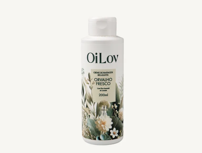 Creme de Massagem Relaxante Orvalho Fresco 200ml OiLov
