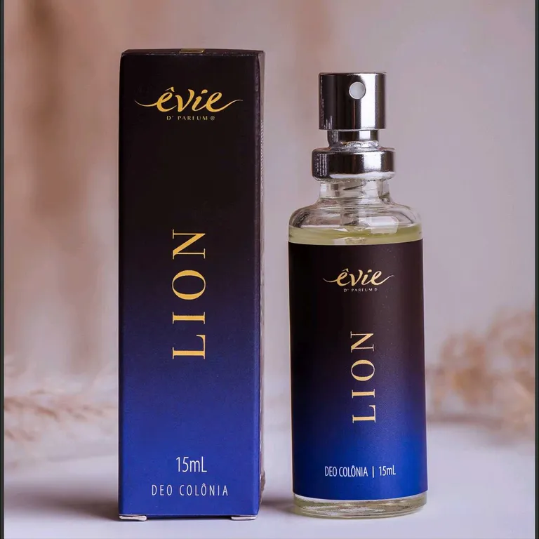 Deo colônia masculina Lion 15ml Evie