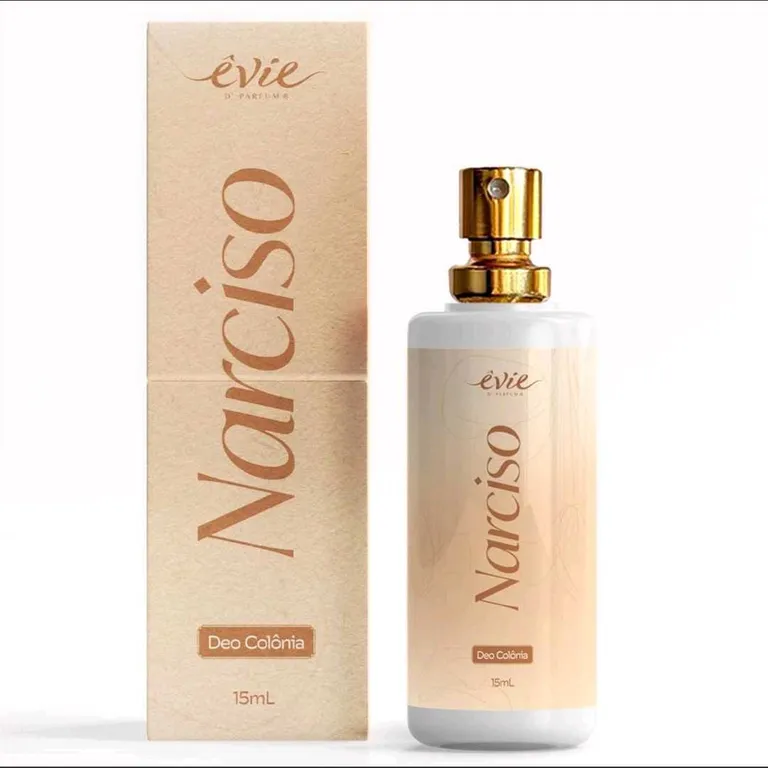 Deo Colônia feminina Narciso 15ml Evie