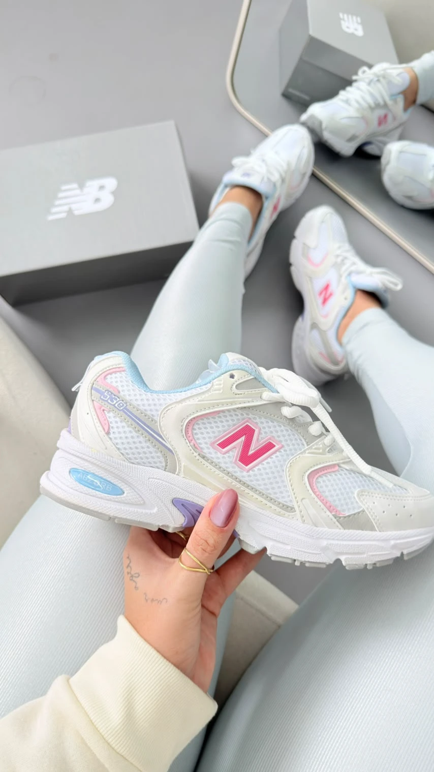 New Balance 530 - Branco/Rosa/Azul