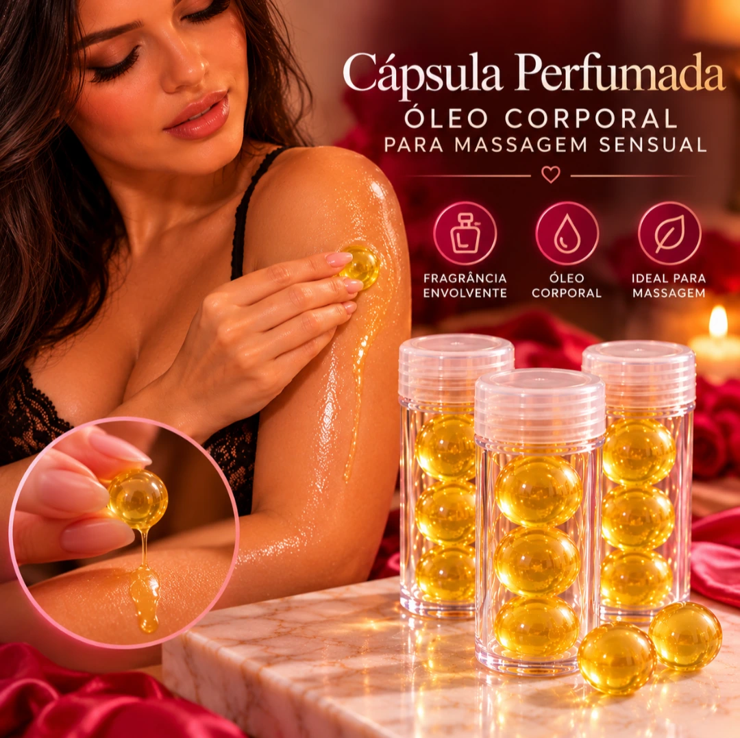 Cápsula Perfumada Massagem Sensual