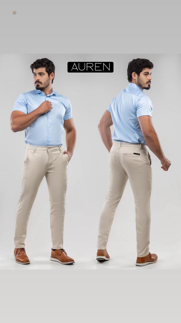 Calça alfaiataria sarja